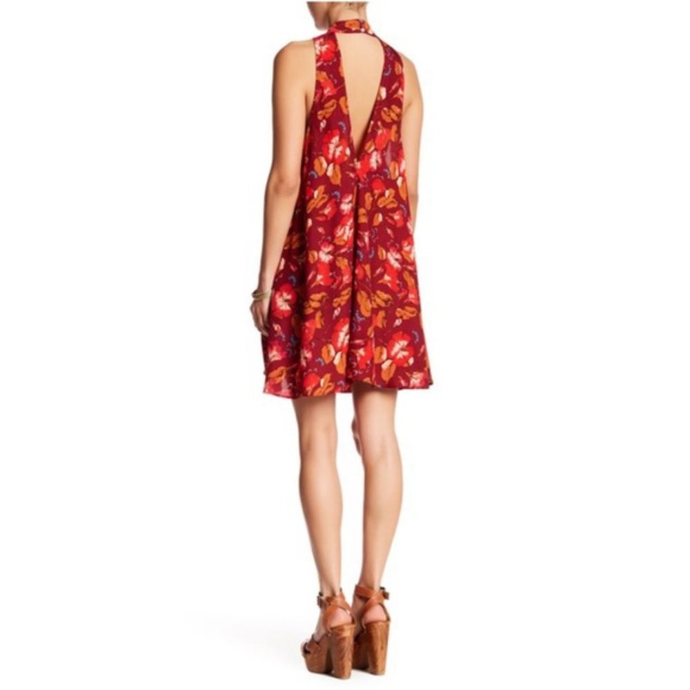 NWT Free People Dress High Neck Flowy Swing Dress